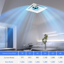 PANASONIC 2.5HP INVERTER R32 CEILING CASSETTE (24,200BTU) 